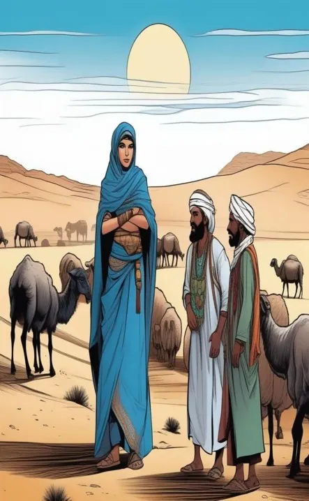 Picture for page 3 of Adila and the Sirocco's Embrace