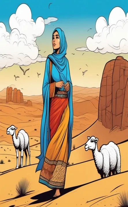 Picture for page 5 of Adila and the Sirocco's Embrace