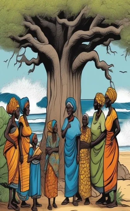 Picture for page 6 of Amani and Nia Defend Africa's Shores