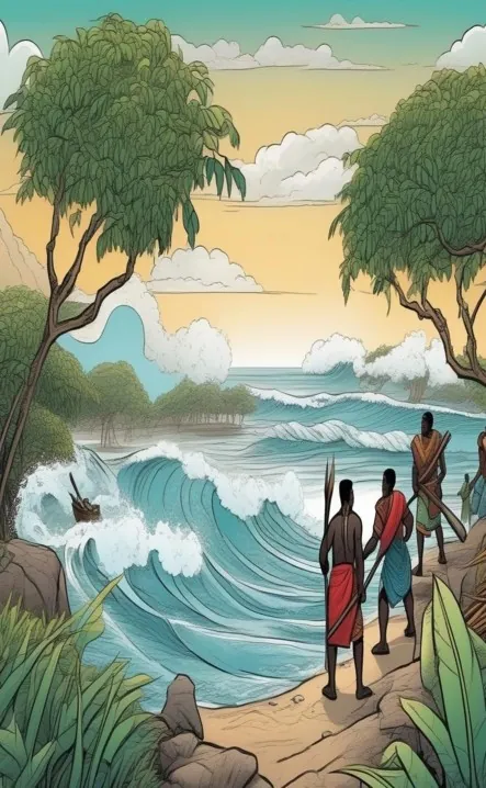 Picture for page 7 of Amani and Nia Defend Africa's Shores
