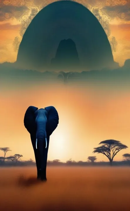 Picture for page 2 of Amina and the Elephant Oracle