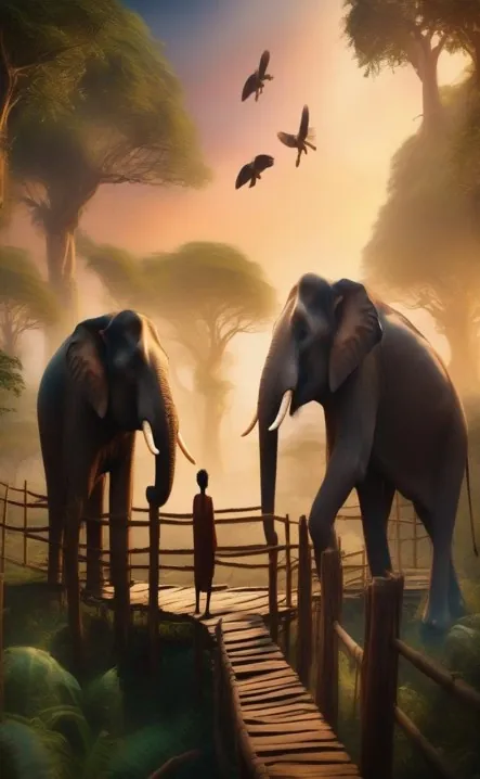 Picture for page 9 of Amina and the Elephant Oracle