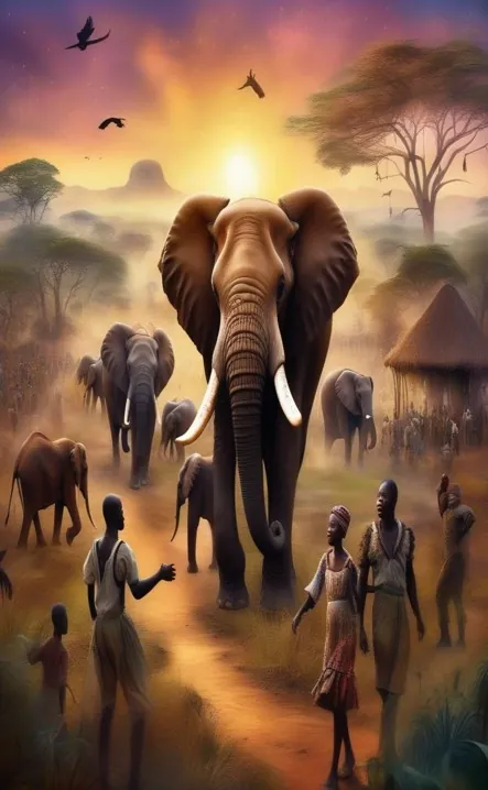 Picture for page 12 of Amina and the Elephant Oracle