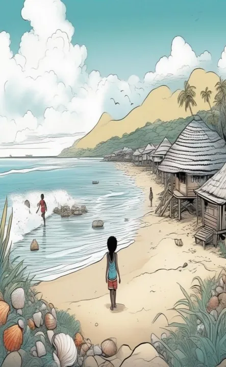Picture for page 2 of Ayana and the Rescue of Seashell Bay