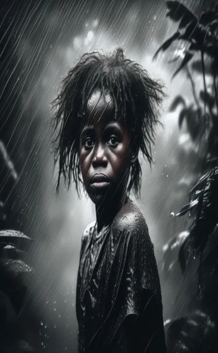 Picture for page 4 of Bikyezi and Kagote against the Tropical Deluge
