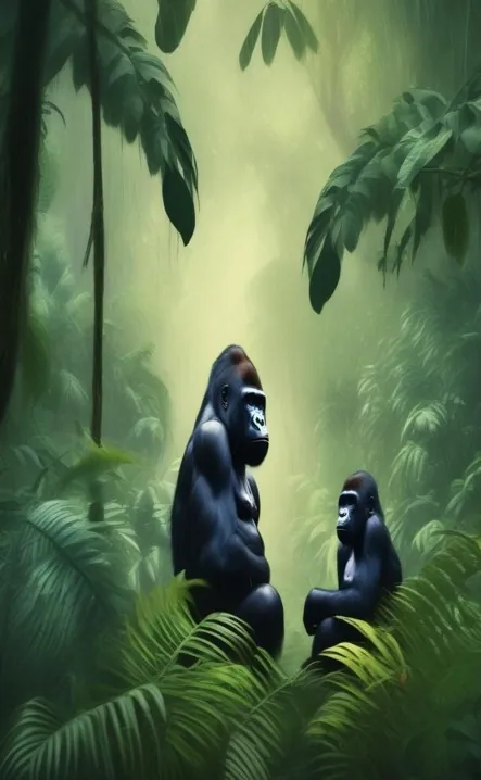Picture for page 6 of Bikyezi and Kagote against the Tropical Deluge