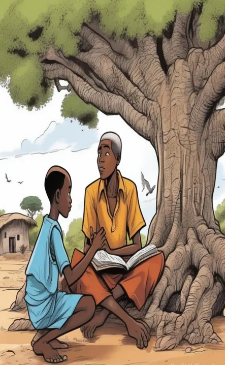 Picture for page 3 of Kwame and the Sand-Dam