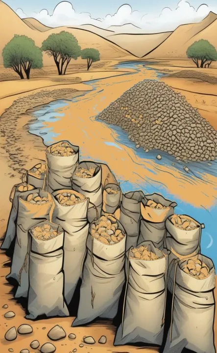 Picture for page 5 of Kwame and the Sand-Dam