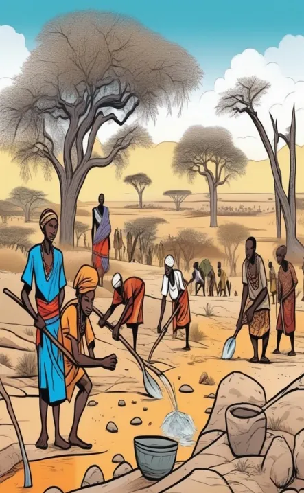 Picture for page 6 of Kwame and the Sand-Dam