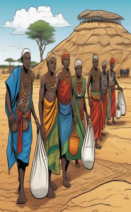 Picture for page 10 of Kwame and the Sand-Dam