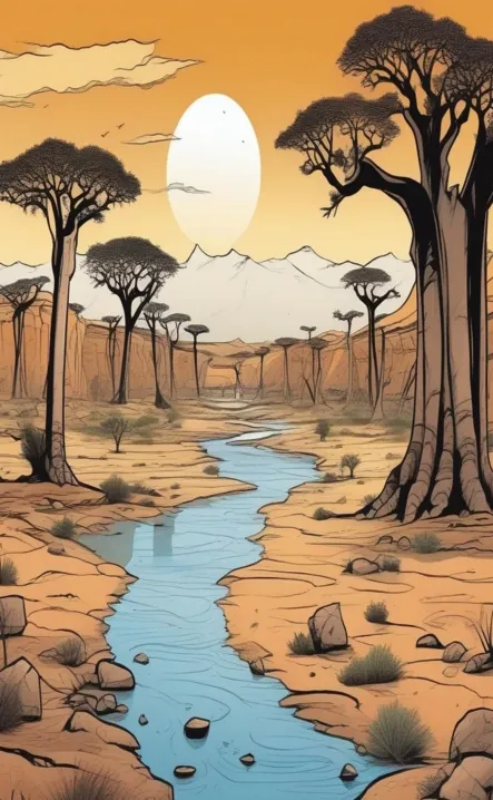 Picture for page 11 of Kwame and the Sand-Dam