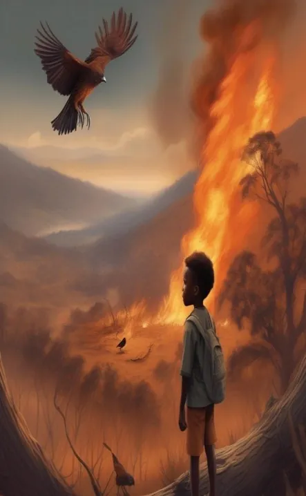 Picture for page 5 of Malik and the Rainbow Songbird